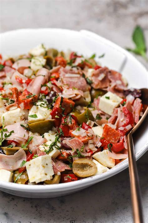 easy-antipasto-salad-with-italian-vinaigrette-well image