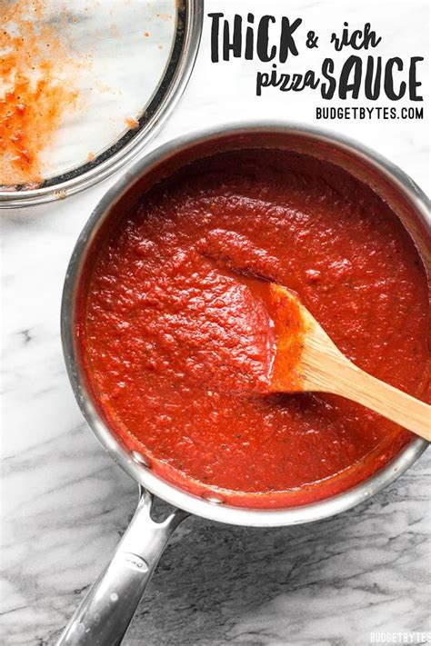 thick-rich-homemade-pizza-sauce-recipe-budget-bytes image