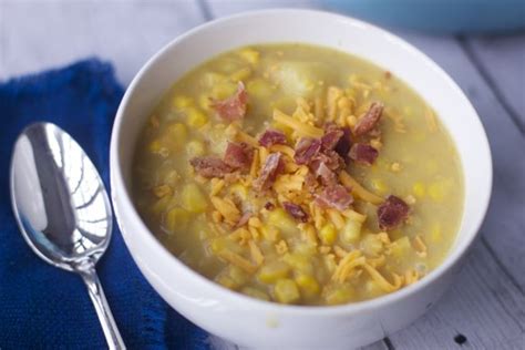simple-and-comforting-cheddar-corn-chowder image