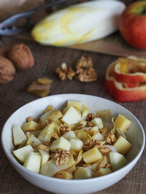 french-endive-salad-with-apple-cheese-and-walnuts image
