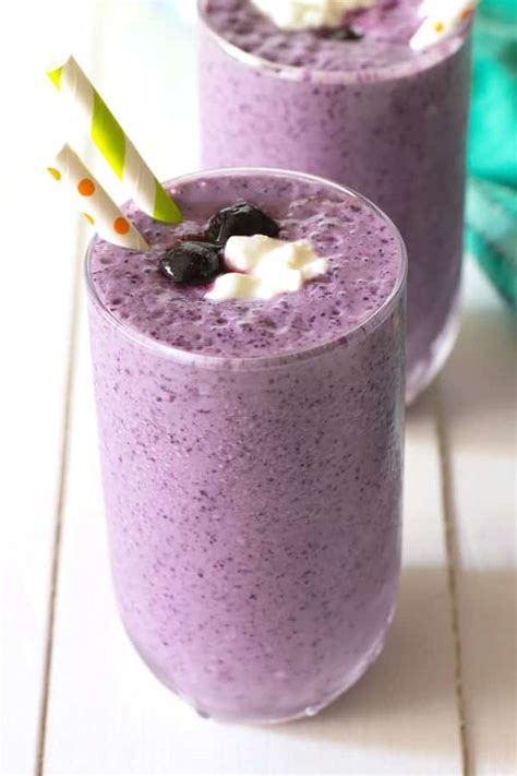 blueberry-cottage-cheese-smoothie-kitchen-gidget image