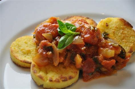 baked-semolina-with-tomato-sauce-veggiecurean image