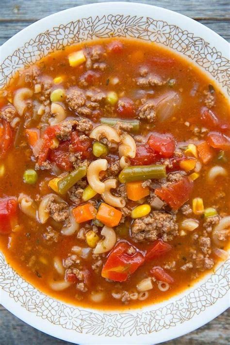 hamburger-soup-with-macaroni-the-kitchen-magpie image