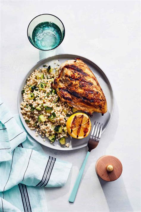 grilled-lemon-chicken-with-herb-couscous-southern image