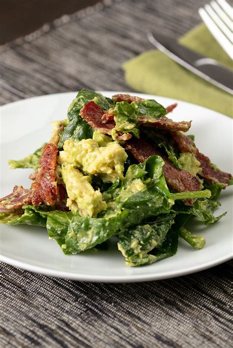 spinach-bacon-and-avocado-salad-bodybuildingcom image