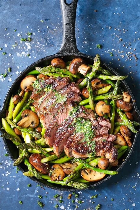 one-pan-steak-and-veggies-with-garlic-herb-butter image