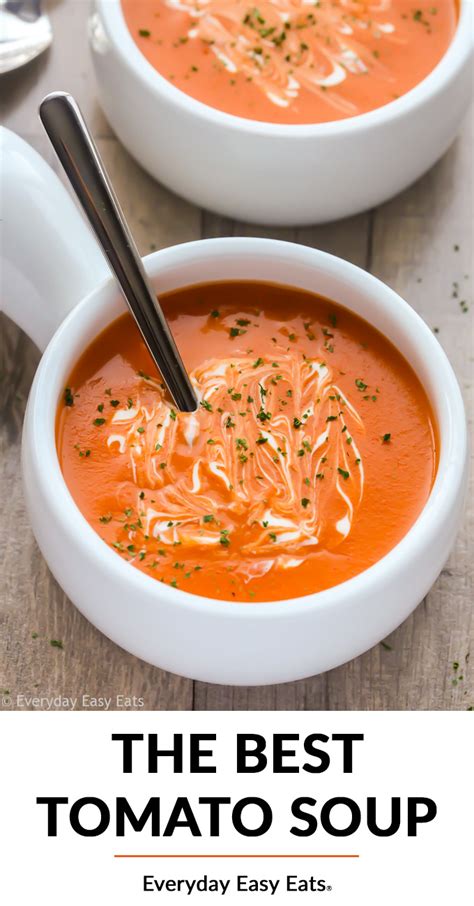 the-best-homemade-creamy-tomato-soup-quick-easy image