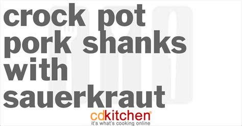crock-pot-pork-shanks-with-sauerkraut image