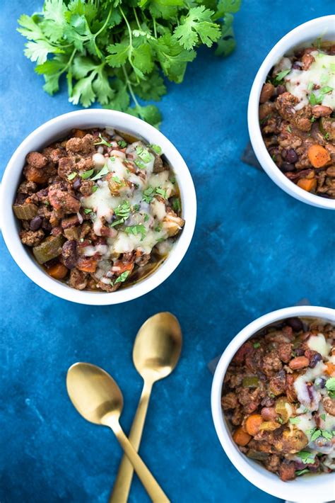3-bean-slow-cooker-turkey-chili-free-your-fork image