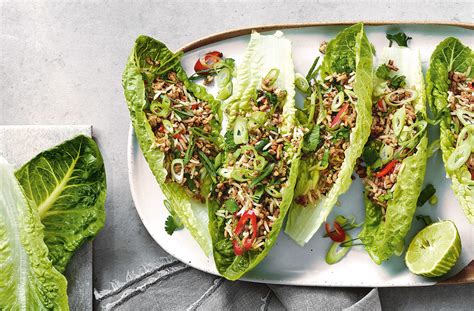 thai-pork-lettuce-cups-pork-recipes-tesco-real-food image