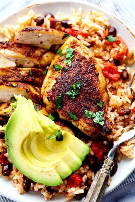 one-pan-southwest-blackened-cajun-chicken-with-rice image