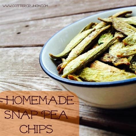how-to-make-homemade-snap-pea-chips-easy image