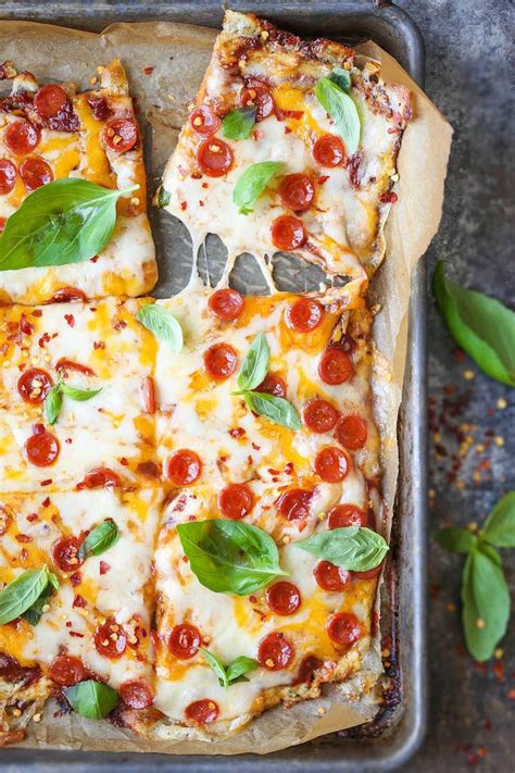 the-best-cauliflower-pizza-crust-damn-delicious image