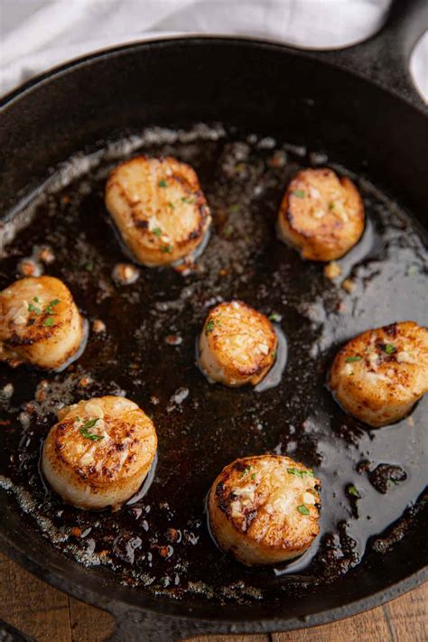 pan-seared-scallops-browned-butter-garlic-dinner image