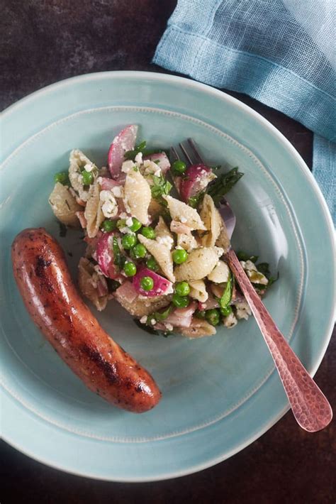 dilled-pea-pasta-salad-healthy-delicious image