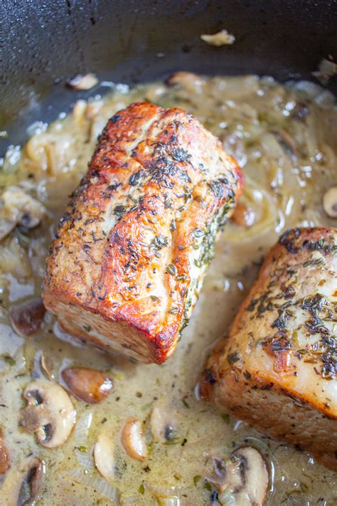 roasted-pork-loin-with-mushrooms-and-shallots image