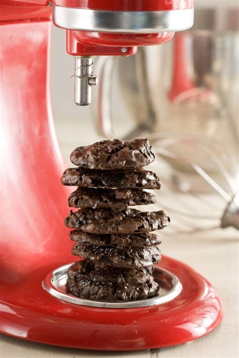 chewy-flourless-chocolate-cookies-relish image
