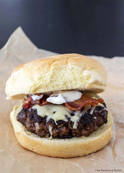 irish-stout-burgers-with-cheddar-and-bacon-the image