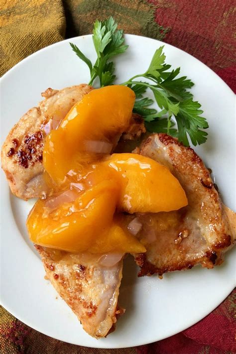 pork-with-peach-sauce-recipe-girl image