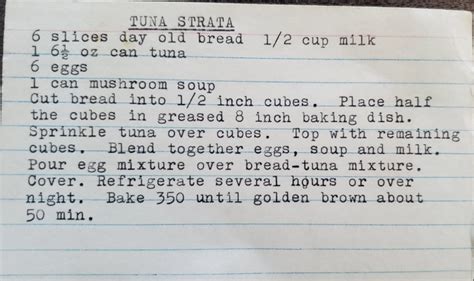 tuna-strata-vintage-cookbook-shelf image