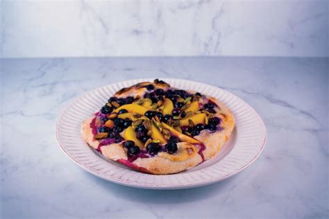 fresh-blueberry-and-peach-pizza-olivers-markets image