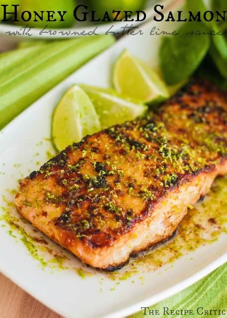 honey-glazed-salmon-with-browned-butter-lime-sauce image