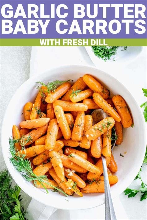 garlic-butter-cooked-baby-carrots-healthy-seasonal image