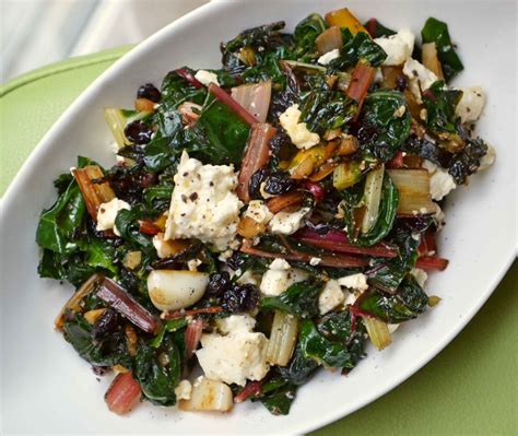 braised-chard-with-currants-and-feta-dinner-with-julie image