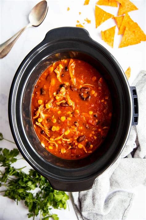 crockpot-chicken-taco-soup-foolproof-comfort-food image