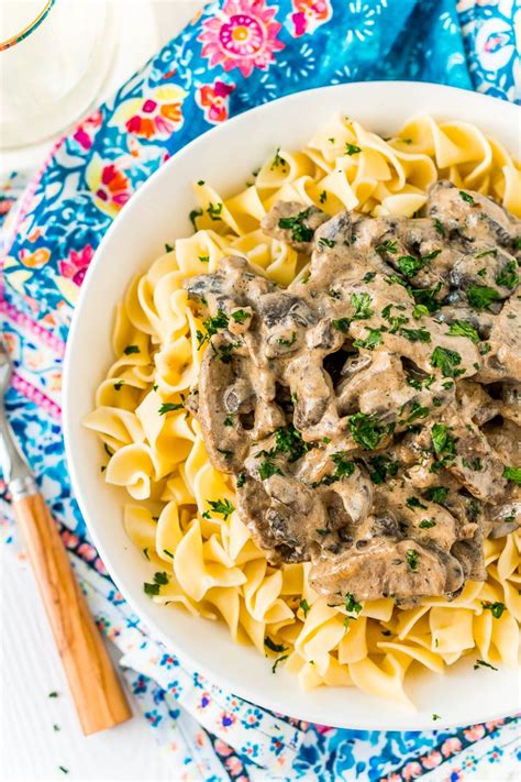 beef-stroganoff-easy-dinner-recipe-sugar-and-soul-co image