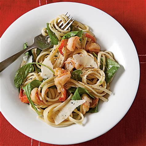 peppery-pasta-with-arugula-and-shrimp-recipe-myrecipes image
