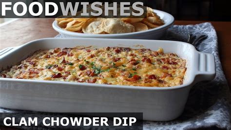 new-england-clam-chowder-dip-food-wishes-youtube image