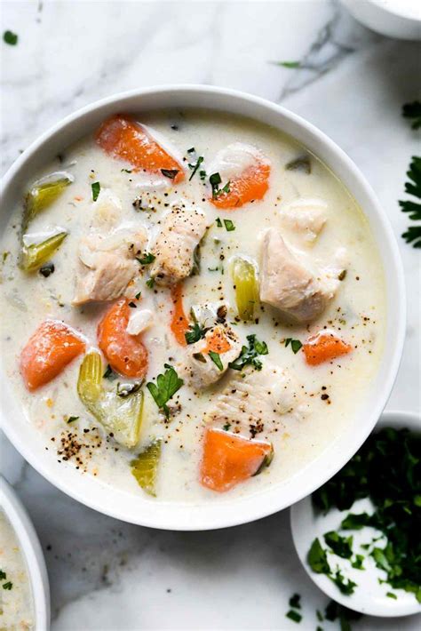 instant-pot-creamy-chicken-and-wild-rice-soup image