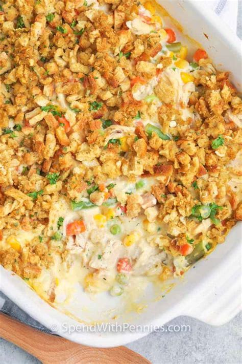 chicken-stuffing-casserole-30-minute-one-dish-meal image