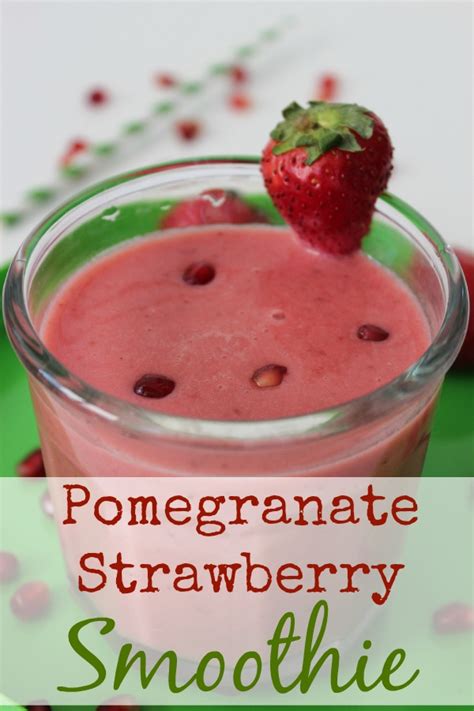 pomegranate-strawberry-smoothie-bargainbriana image