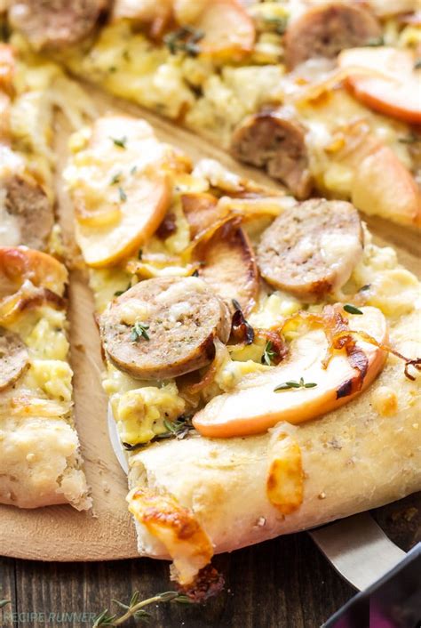 sausage-apple-and-thyme-breakfast-pizza image
