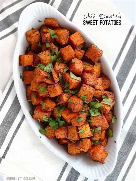 chili-roasted-sweet-potatoes-recipe-budget-bytes image
