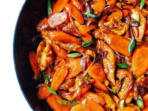 chicken-and-carrot-stir-fry-recipe-nkechi-ajaeroh image