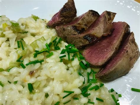 roasted-garlic-risotto-with-fillet-steak-pigeon-cottage image