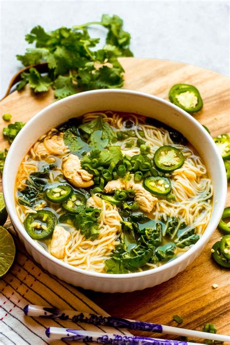 vietnamese-chicken-noodle-soup-easy-pho-soup-little image