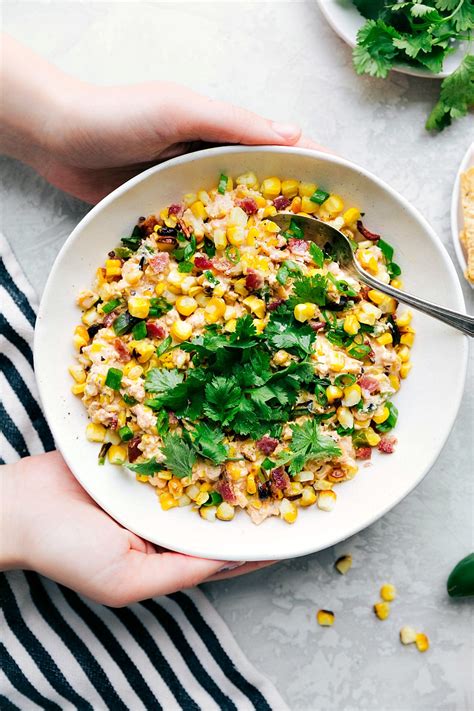 creamy-corn-salad-with-bacon-chelseas-messy image