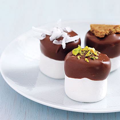 chocolate-dipped-marshmallows-recipe-myrecipes image