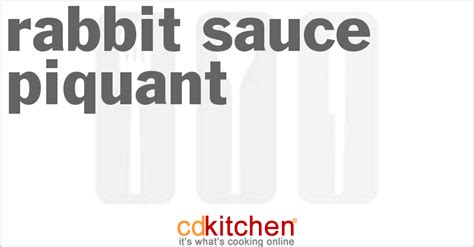 rabbit-sauce-piquant-recipe-cdkitchencom image