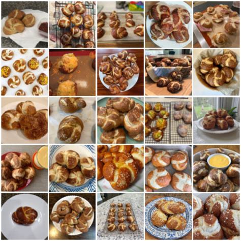 soft-pretzel-knots-with-various-toppings image