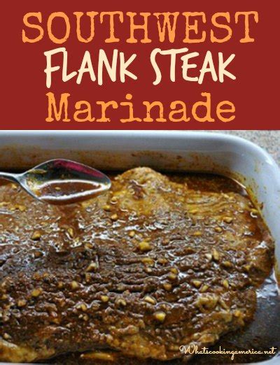 southwest-marinated-flank-steak-recipe-whats image