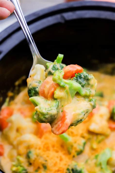 slow-cooker-cheesy-vegetable-casserole image