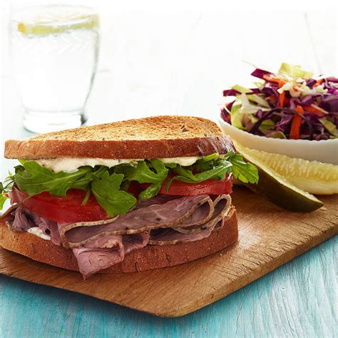 roast-beef-sandwich-and-broccoli-slaw-meal-for-one image