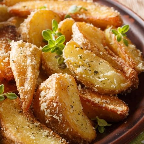 baked-garlic-parmesan-potato-wedges-recipe-my image