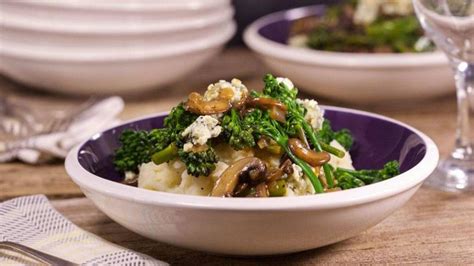 broccoli-and-blue-on-horseradish-mashed-potatoes image