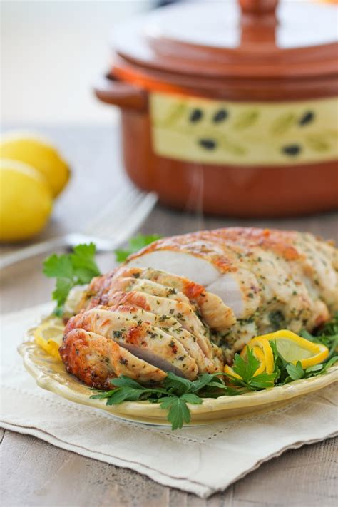 lemon-garlic-and-herb-roasted-turkey-breast-olgas image
